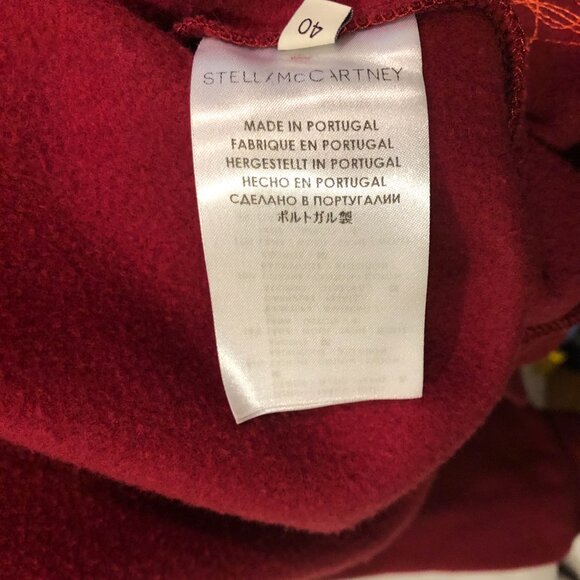 SOLD Red Stella Mccartney Sweatshirts with Embroidered Tiger Size S - Picture 4 of 6
